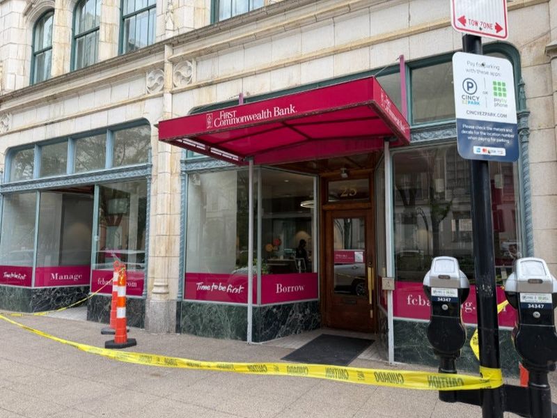 Police say Angel "Bartholomew" Moses was recording First Commonwealth Bank on the Downtown park and asking questions about bank security, according to a complaint filed in Hamilton County Municipal Court May 13, 2026. Court records show he was charged with misdemeanor failure to disclose personal information.