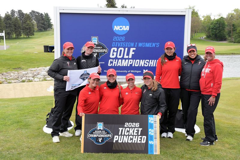 Ohio State women's golf will compete in the 2026 NCAA Championship after finishing runner-up at the Ann Arbor Regional.