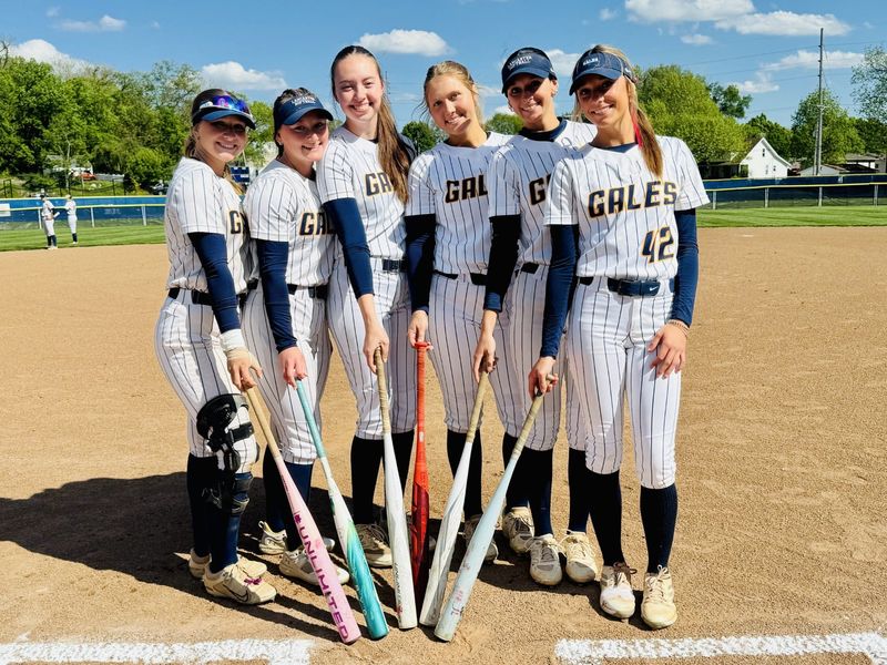 Six Lancaster softball seniors, from left to right, Mia Griggs, Lana Prince, Hannah Smith, Kendall Brown, Hailey Rings, and Kileigh Rohr, have won 95 games during the past four seasons, as well as reaching the final four for the first time in school history in 2025.