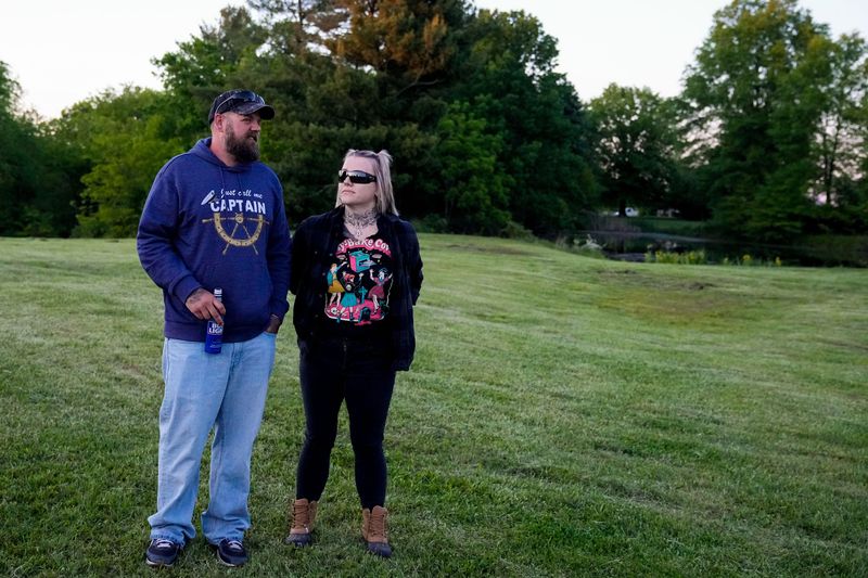 Andrew and Kelsea Gussler welcomed All-American Rejects fans to their Lancaster home May 14, 2026 for the band's pop-up concert.
