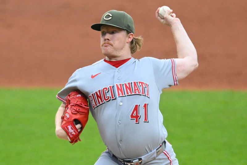 Reds starting pitcher Andrew Abbott took a shutout streak of 16 2/3 innings into his start against the Guardians in Cleveland Friday, May 15. Abbott extended the streak with five shutout innings before allowing a leadoff home run to Rhys Hoskins in the bottom of the sixth.