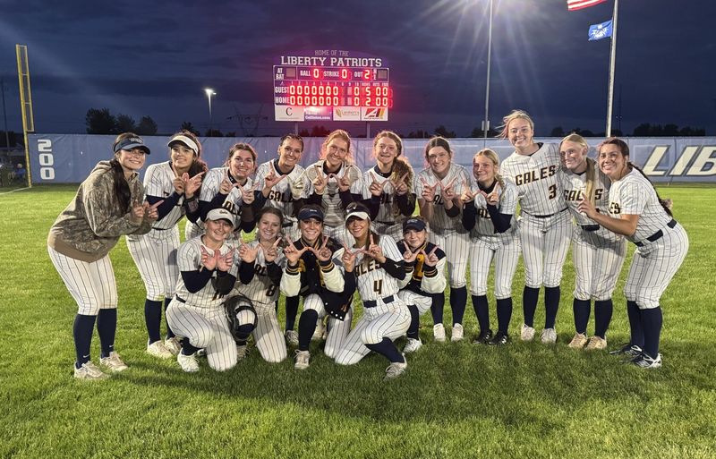 The Lancaster softball team rallied in the seventh inning to win its 14th consecutive game, beating Olentangy Liberty, 5-2, on May 15.