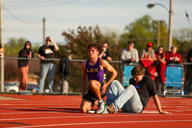 Lexington's Latrell Hughes competed in the Ohio Cardinal Conference Track and Field Championships on Friday, May 15, 2026 at Ashland University.