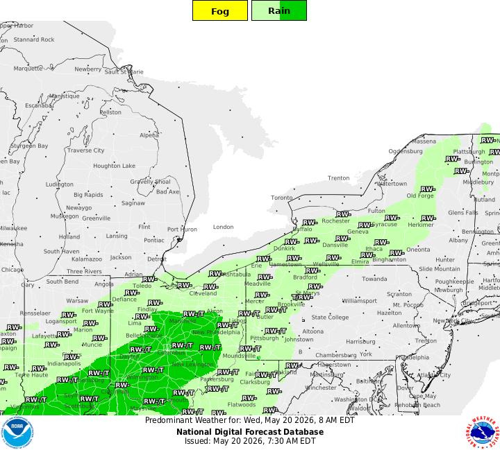 Rain to persist on May 20 after severe thunderstorm warning expires.