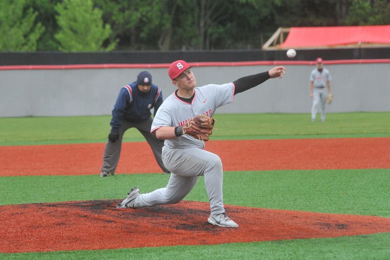 Shelby's Kaleb Stairs pitches against Clear Fork. The Whippets beat the Colts 8-3 in a Division IV sectional championship at Shelby High School on May 20, 2026.