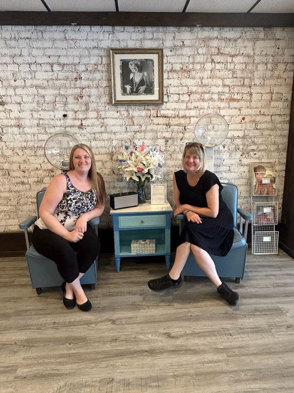 Pictured from left to right, Dee Page and JoBina McCabe, the new owners of JoDee's Salon.