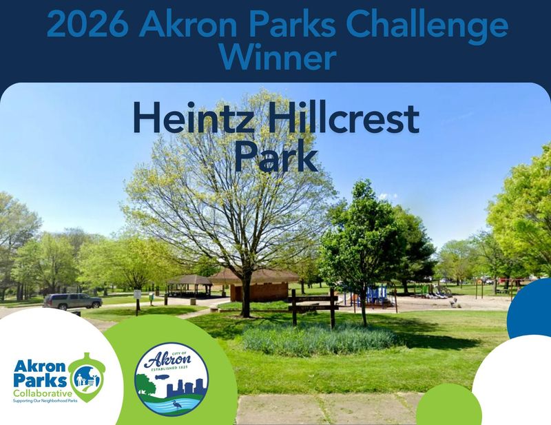 As winner of the 2026 Akron Parks Challenge, Heintz Hillcrest Park in Ward 7's Firestone Park neighborhood will receive $150,000 in capital improvement money from the city. Akron Mayor Shammas Malik announced the win at the 2026 State of the City address.