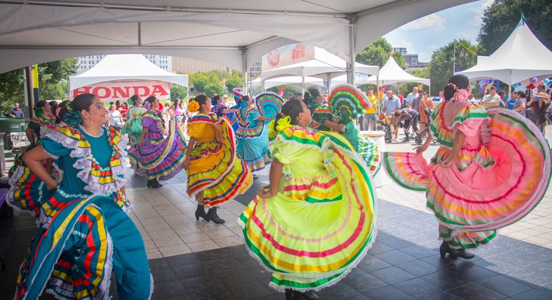 A performance at Festival Latino in Columbus