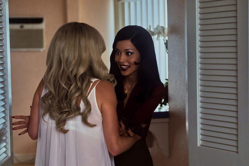 Sydney Sweeney as Cassie and Alexa Demie as Maddy in Season 3 of HBO's "Euphoria."