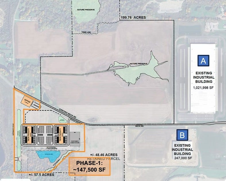 A proposal for a data center is outlined on the website www.neohioprojectinfo.com that shows where the buildings would be located. Geis Company will host a public meeting May 29 to discuss the data center.