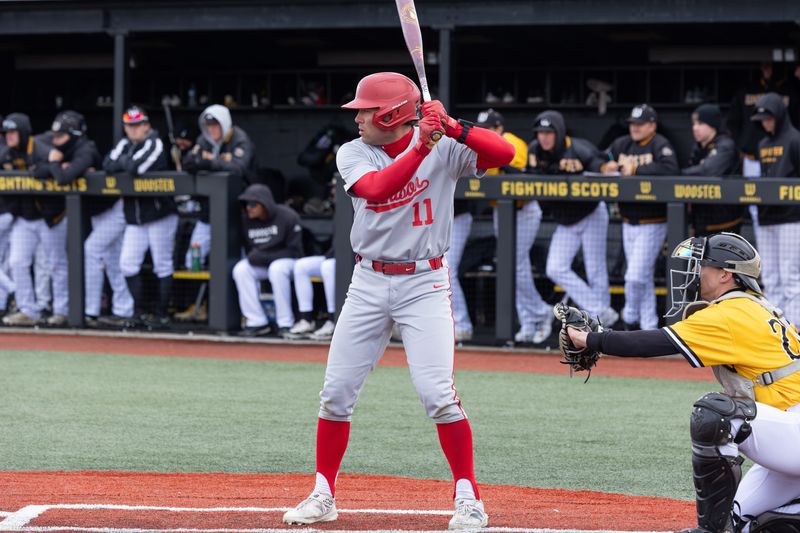 Denison utility player Jack Lutte led the NCAC conference in OPS and batting average and was the 2026 conference player of the year.