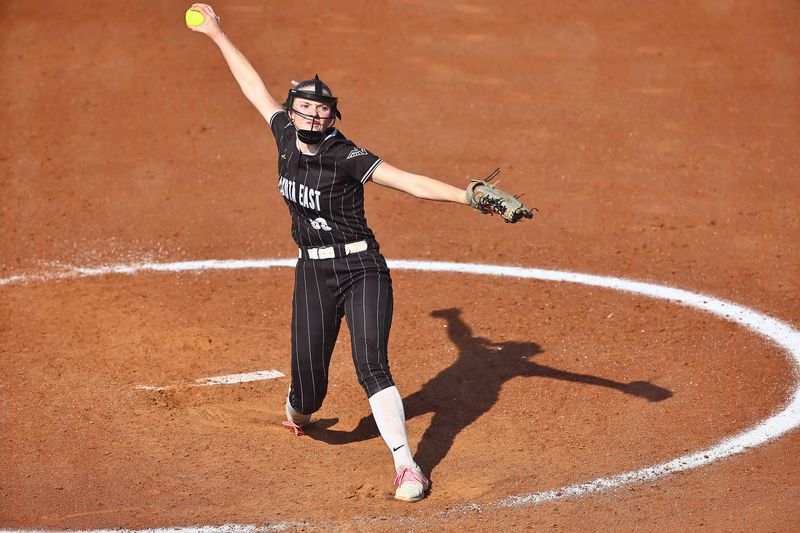 Lakota East pitcher Kaleigh Crawford recorded four hits in the Thunderhawks' 9-2 loss to Centerville in the 2026 Division I regional final.