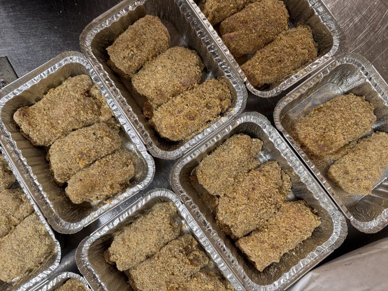 Chicken Kiev from Avril-Bleh butcher shop.