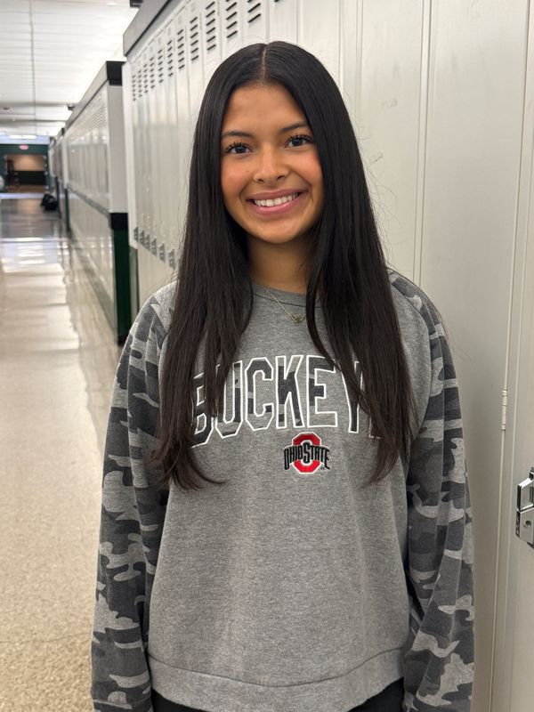 Angelina Guevara, photographed here on May 6, 2026, is the Fisher Catholic 2026 Outstanding Senior.