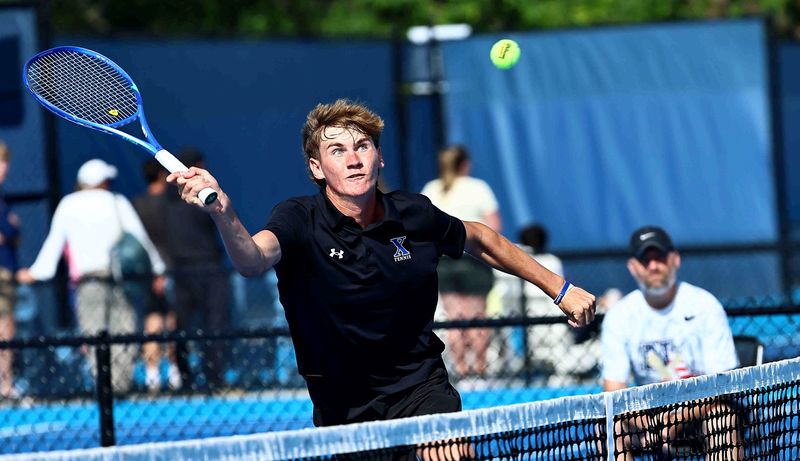 After winning a doubles state title the day before, senior Carson Dwyer led St. Xavier to win the OTCA Division I team tournament on May 30.