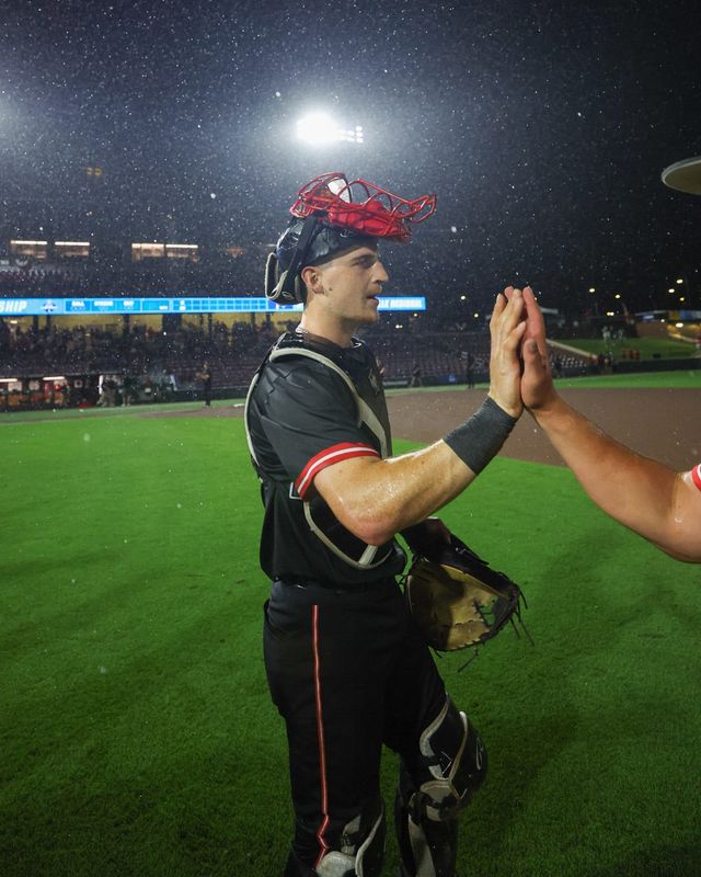Cincinnati Bearcats catcher Jack Natili slammed three home runs in UC's 12-2 win over Louisiana in the Starkville Regional May 29.