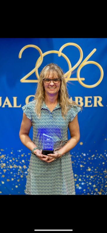 Christina Keller was named Citizen of the Year at the annual Sandusky County Chamber of Commerce dinner.
