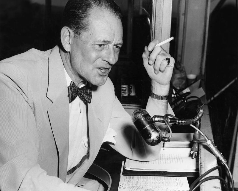 Waite Hoyt was the Reds broadcaster while Burger Beer was the sponsor, from 1942 to 1965.
