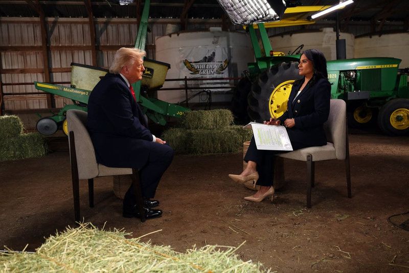 Kristen Welker interviews Donald Trump on 'Meet the Press.' The interview aired June 7, 2026.
