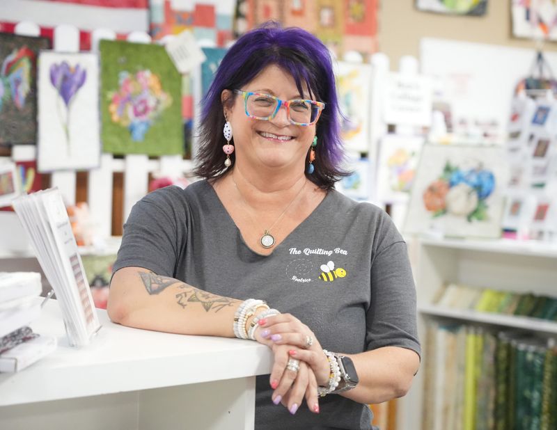 Amanda Lattavo Berkeley owns and operates The Quilting Bea in Massillon.