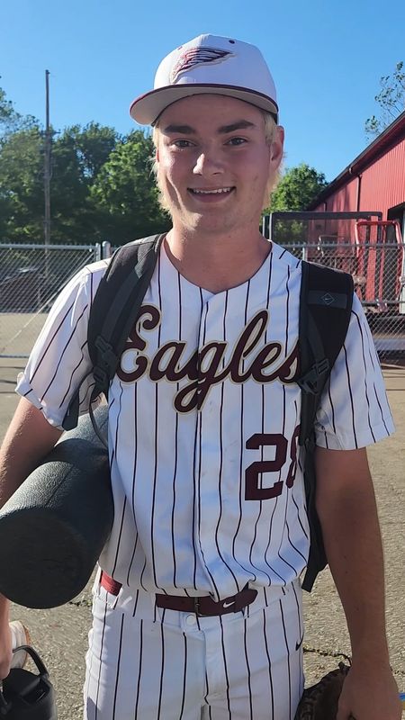 New Albany pitcher Bryson Gittins improved to 10-0 this season with a dominating 4-1 win over Harrison in a Division II state semifinal.
