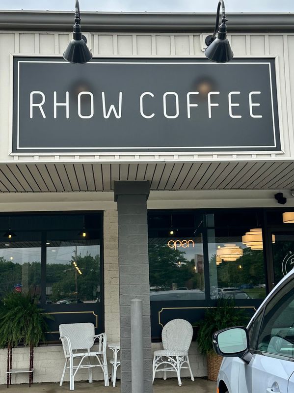 There are some inviting tables inside and outside at RHOW Coffee in Jackson Township. June 17, 2026