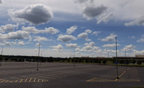 The Akron-Canton Airport has reopened a former parking lot that had been used for long-term parking and made it into an economy parking lot.
