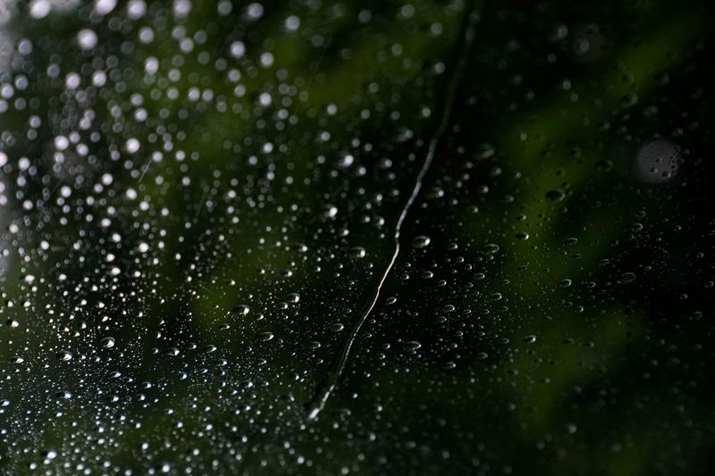 Rain drops gather on a window on the campus of Ohio State University on Wednesday, June 17, 2026 in Columbus, Ohio.