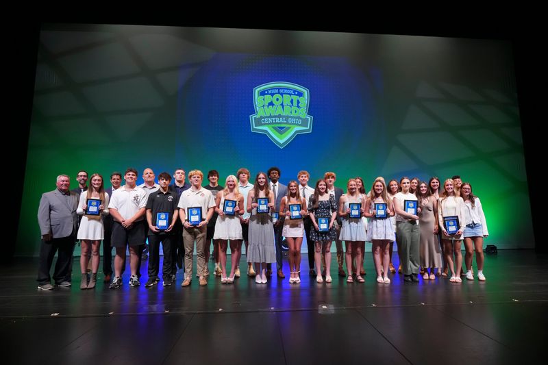 Central Ohio's top high school athletes, coaches and teams of 2025-26 are honored at the Central Ohio High School Sports Awards at Upper Arlington High School on June 22, 2026.