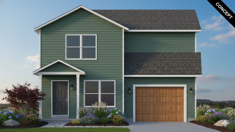 Baxter Landing will have some two-story residences. A rendering is shown.