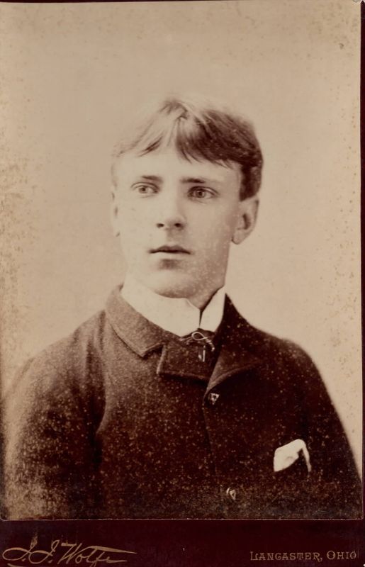Richard (Dick) Felton Outcault (1863-1928) was a nationally recognized cartoonist who was born in Lancaster. This photo of him as a young man was taken in the Lancaster studio of J. J. Wolfe.