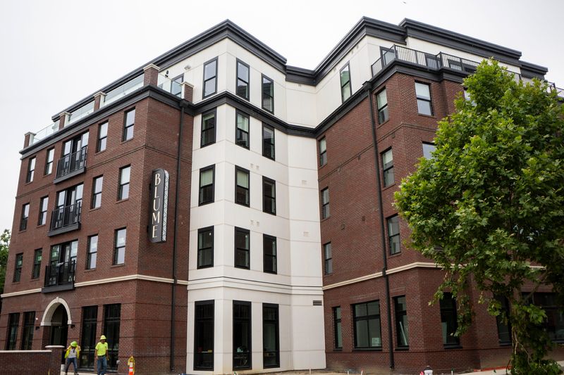 The new luxury student apartment complex Blume on 16th is wrapping up construction ahead of opening for the upcoming school year. The five-story building sits on a 1.3-acre site occupied for decades by Summit on 16th United Methodist Church, which was demolished.