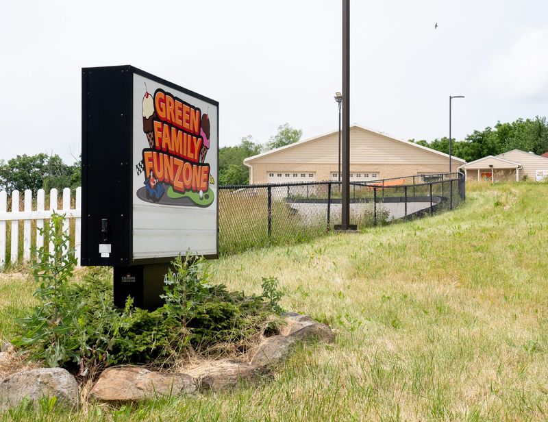The Green Family Funzone on Massillon Road in Green is up for sale. The business closed in May.