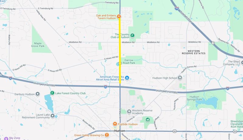 Starting July 20, the northern part of Route 91 in Hudson, from Valley View Road to the city's boundary, will be 35 mph, a reduction from 45 mph.