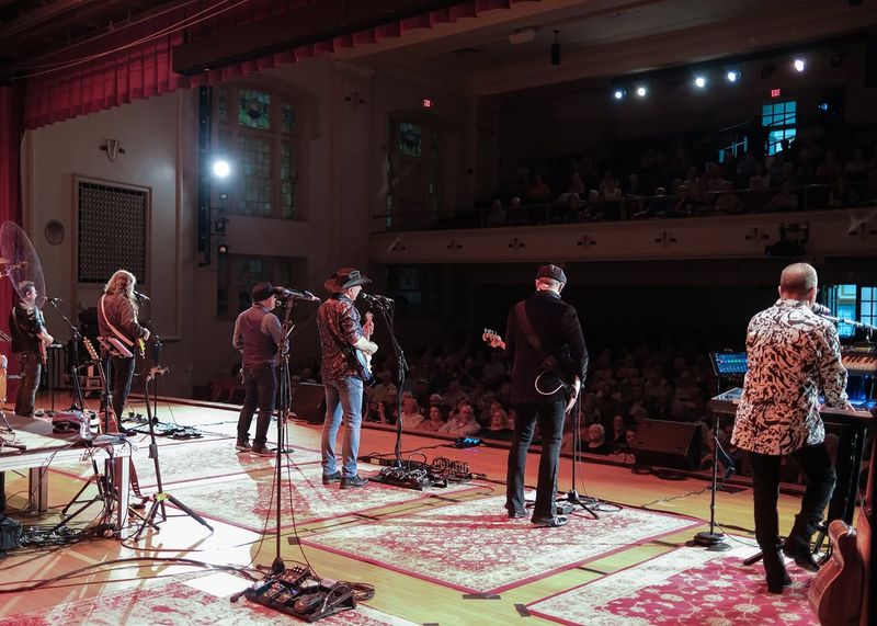 Eaglemania was one of many musical acts that performed at the Bucyrus Middle School Auditorium in 2025 year as part of the Crawford County Community Concert Association's lineup.