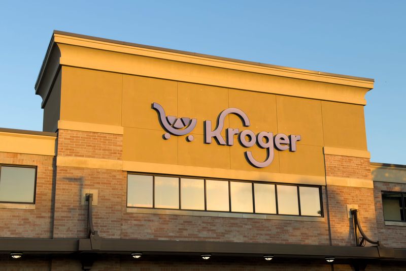 Kroger grocery store on North Broadway in Columbus, Ohio on July 14, 2026