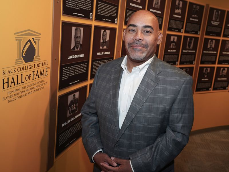 Adrian E. Allison serves as the chief relationship officer at the Pro Football Hall of Fame in Canton. He's also a proud graduate of the Canton City School District. Aug. 2, 2026