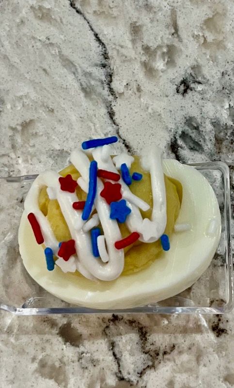 To celebrate the semiquincentennial, the Ohio Poultry Association has revealed the deviled egg flavor of birthday cake for the 2026 Ohio State Fair.