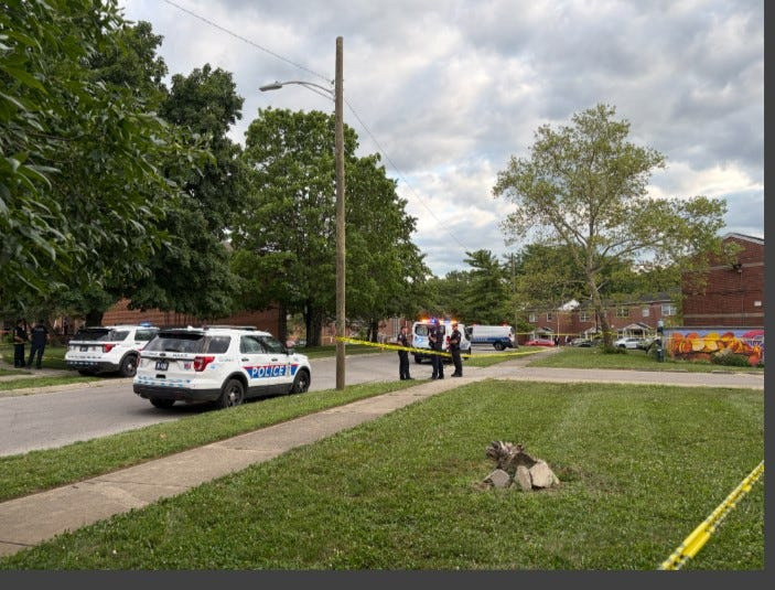 A 15-year-old is dead and a 19-year-old was in critical condition following a late afternoon shooting July 22 on Canoby Place in the Southpark Apartments complex in Columbus' South Franklinton, a Columbus police lieutenant said.