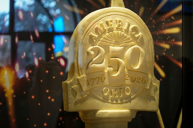 The theme for the butter exhibit at the 2026 Ohio State Fair was revealed July 28, honoring America 250.