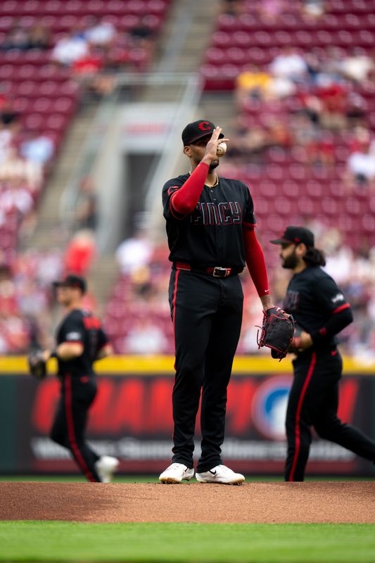 Hunter Greene took the mound at Great American Ball Park July 31 for his last start before the Aug. 3 trade deadline. Greene allowed four runs in six innings and didn't get a decision.