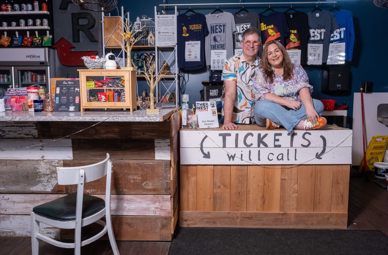 Rance Rizzutto and Tara DeFrancisco at The Nest Theatre on North High Street