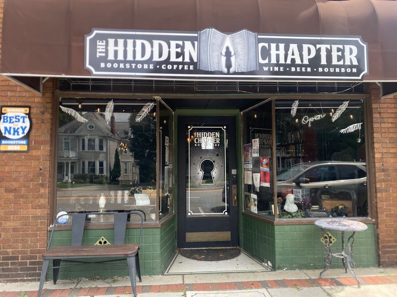 Dave Mulcahy, co-owner of The Hidden Chapter Book Store in Fort Thomas, Kentucky, is a former teacher who faced accusations of misconduct with students.