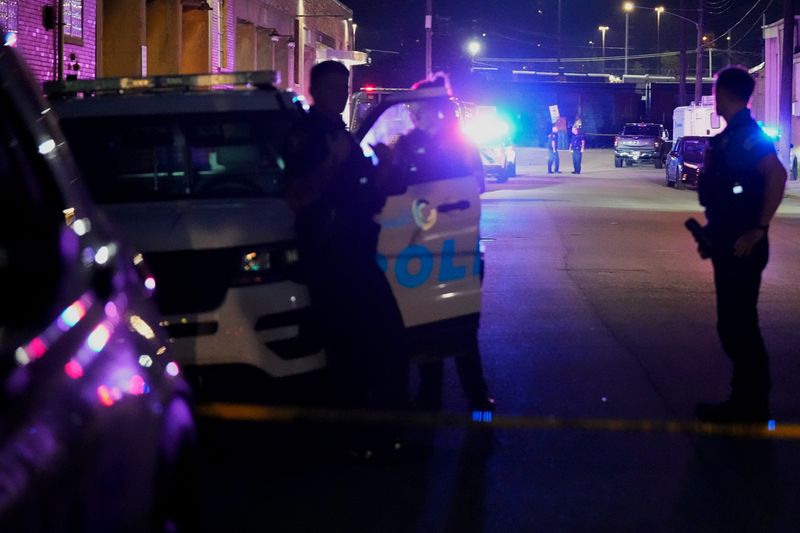 Queen City Ave., near where four people are dead and one person hospitalized after a vehicle was submerged in Mill Creek on Saturday, Aug. 15, 2026.