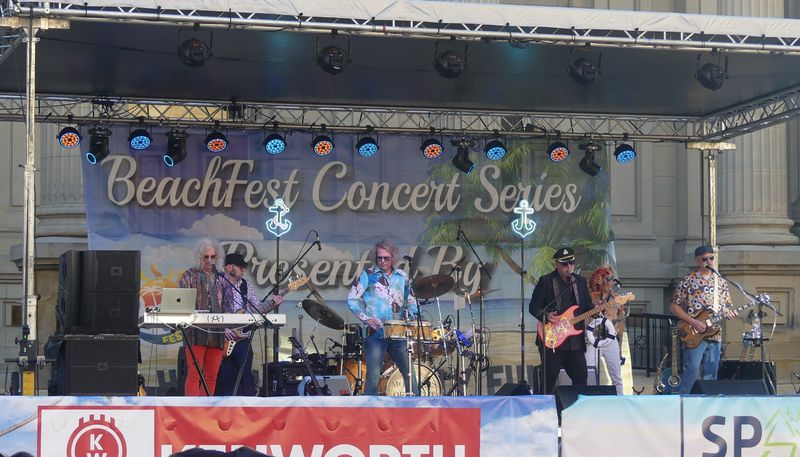 Monsters of the Yacht performed music from the 70s and 80s during BeachFest 2026.