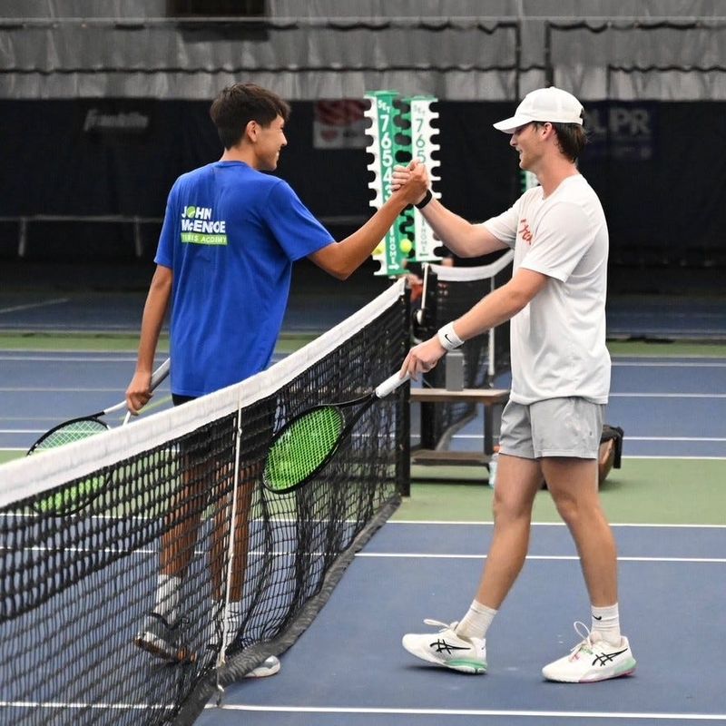 Jake Chilcote and Ethan Remy squared off in the finals of the Men's Singles Division of the 93rd News Journal Tennis Tournament on Saturday, Aug. 22, 2026 at Lakewood Racquet Club in Lexington.