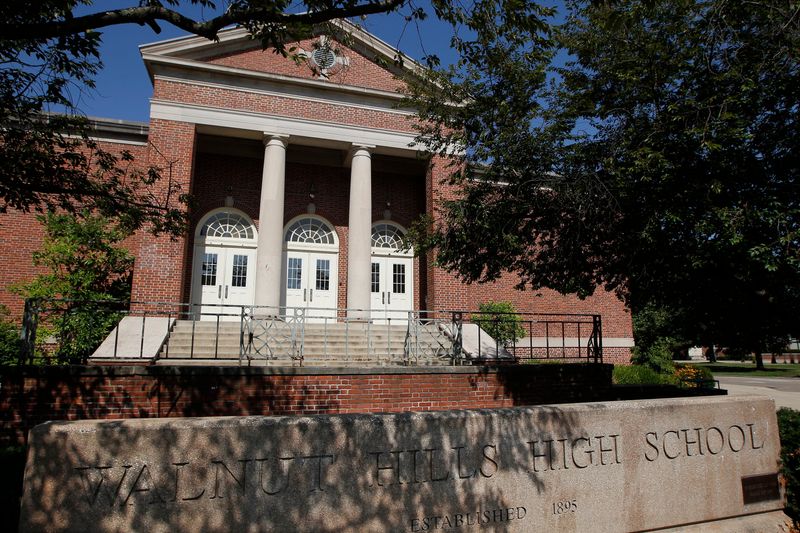 Walnut Hills High School received a bomb threat Wednesday morning, prompting the school to initiate a lock-in.