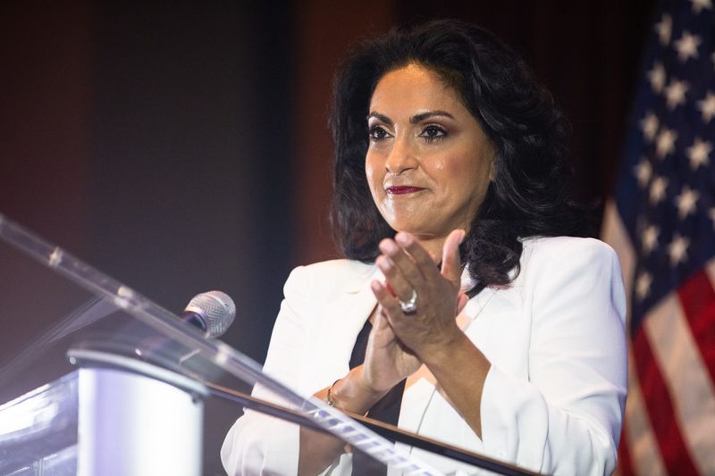 Corpus Christi Mayor Paulette Guajardo claps during the State of the City event in this 2022 file photo.