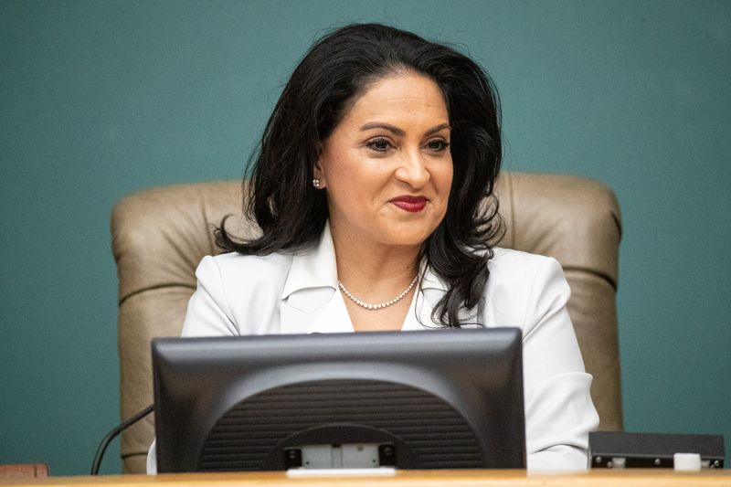 Corpus Christi Mayor Paulette Guajardo sits in a City Council meeting in this 2023 file photo.
