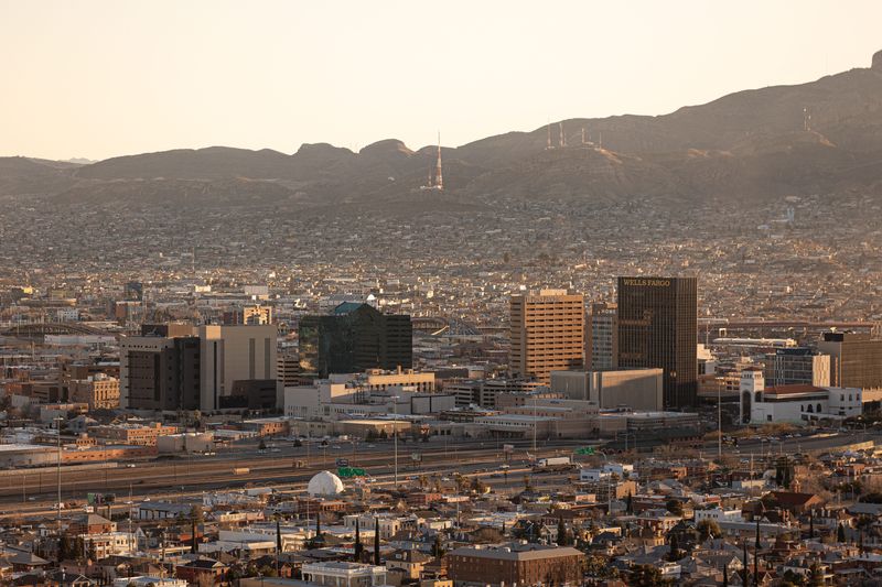 El Paso skyline on Saturday, Jan. 21, 2023.